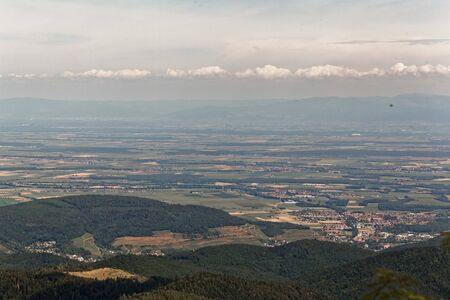 Landscape around the Grand Ballon in the Vosges Mountains, Eastern France.