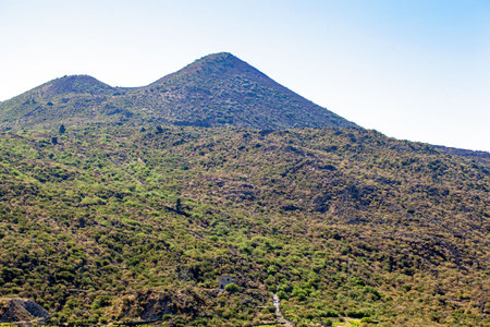 Landscape at the Vale de Arriba, Tenerife, Spainの写真素材