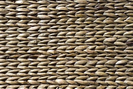 Closeup picture of a basket hand-made.