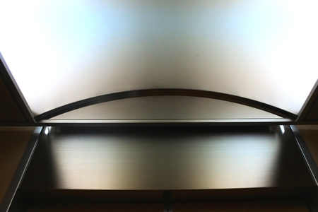 The ceiling of the high elevatorの写真素材