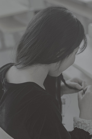 long hair girl
