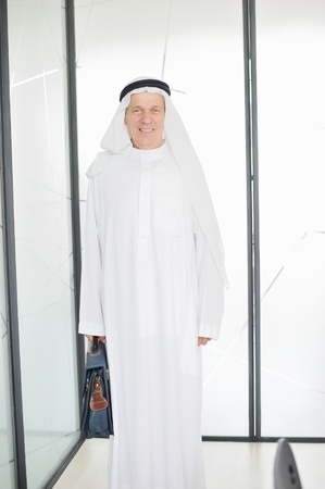 Portrait of a smart arabic business man の写真素材