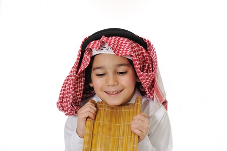 Cute Arabic little Kidの写真素材