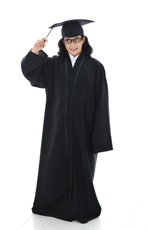 Diploma graduating little student kidの写真素材
