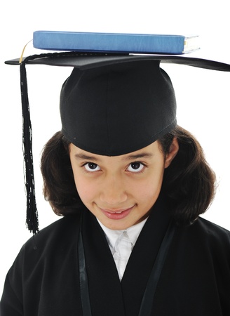 Diploma graduating little student kidの写真素材