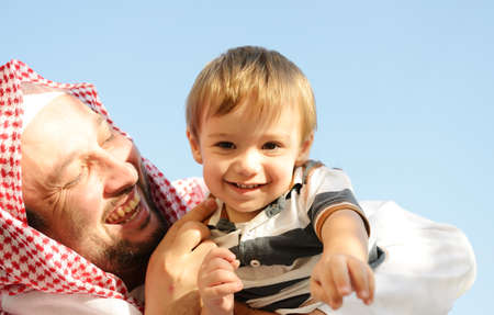 Lifestyle father parenting kids, high quality photosの写真素材
