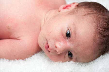 Newborn baby in first week of his life