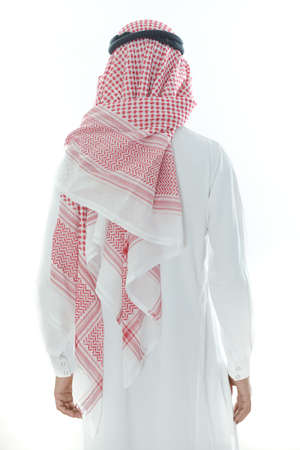 Arabic kid from back , high quality photoの写真素材