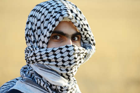 Man on the meadow , high quality photoの写真素材