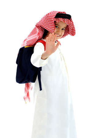 Arabic Middle Eastern schoolchildの写真素材