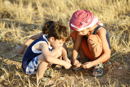 People enjoying in natureの写真素材
