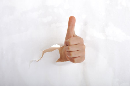 Thumbs upの写真素材