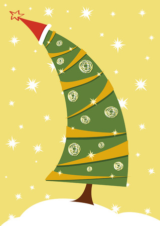 Christmas treeのイラスト素材