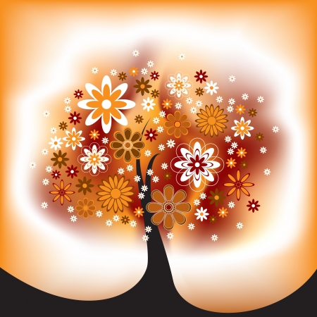 Abstract tree のイラスト素材