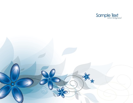 Flowers  Abstract Background  Vector のイラスト素材