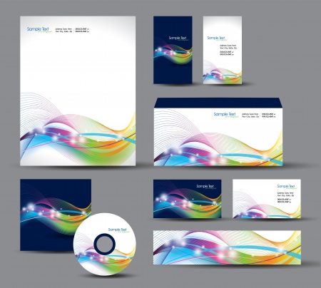 Modern Identity Package   Design  のイラスト素材