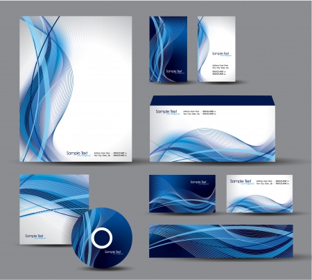 Modern Identity Package   Design  のイラスト素材