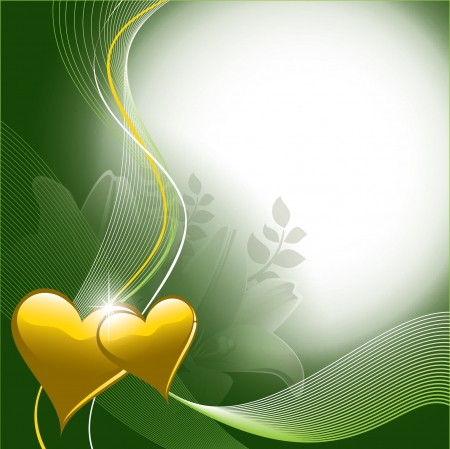 Valentine Day Background  Hearts のイラスト素材