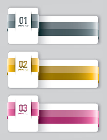 Colorful Banners  Vector Design  Eps10 のイラスト素材