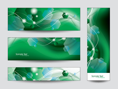 Collection of Vector Banners のイラスト素材