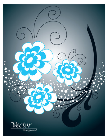 Floral Background  Vector Illustration のイラスト素材