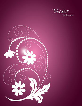 Floral Background  Vector Illustration のイラスト素材