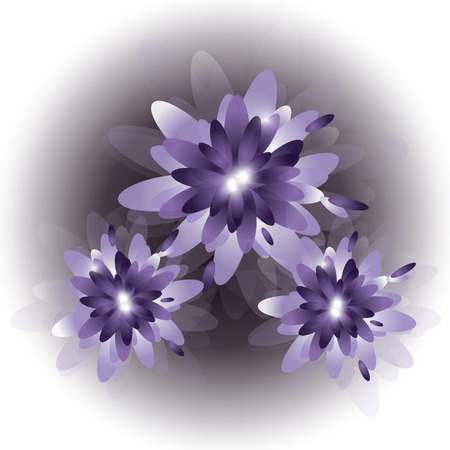 Vector Flowers.のイラスト素材