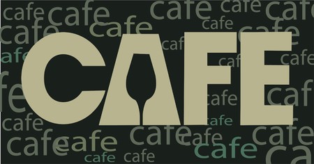 Concept for coffee house - cafe , design templateのイラスト素材