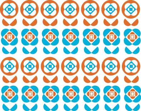 colorful wallpaper of springtime flowers, card templateのイラスト素材