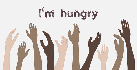 Poverty line icon. Simple outline style. Homless, beggar, hunger and poor concept. Vector illustration on white background.のイラスト素材