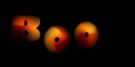 Boo Boo-oo-oo exclamation marks. Funny design with Halloween quotes in blackのイラスト素材