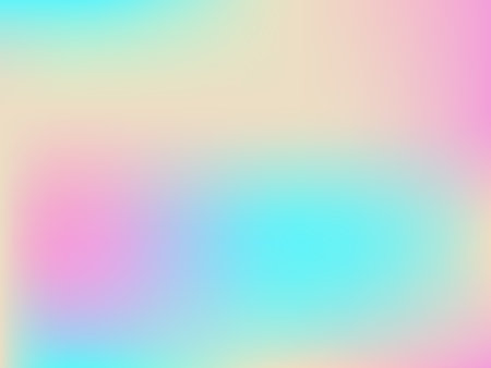 A serene background features smooth gradients blending light pink and blue shades, creating a...