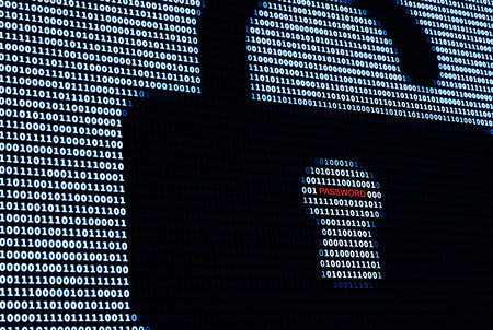 Cyber Protection Lock and Passwordの写真素材