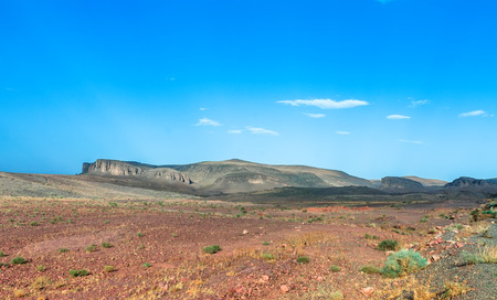 Landscape in the middle of the Atlas Mountains.の写真素材