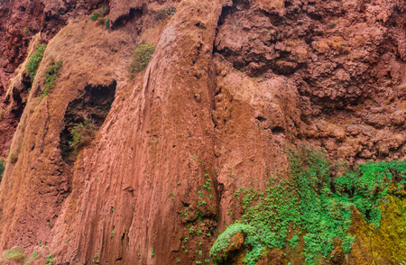 Beautiful waterfall in Ouzoud Azilal, Morocco, Grand Atlasの写真素材