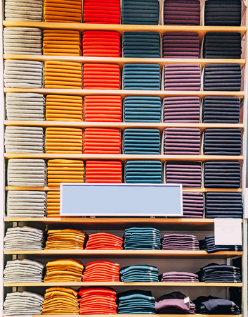 Clothes displayed in store.の写真素材