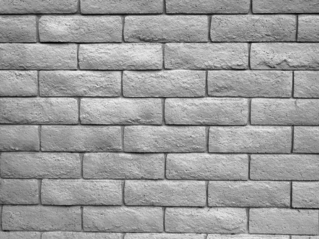 Grey Brick Wallの写真素材