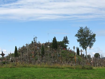 The Hill of crossesの写真素材