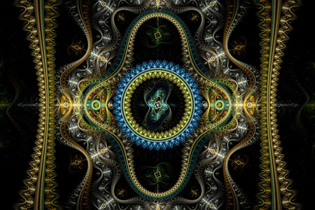 Colourful Grand Julian Fractal