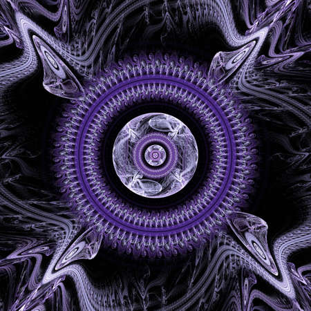 Square Fractal Backgroundの写真素材