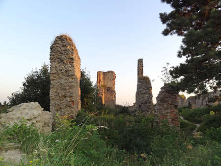 Ruins of Stary Jicin Castle Walls, Czech Republic                               のeditorial素材