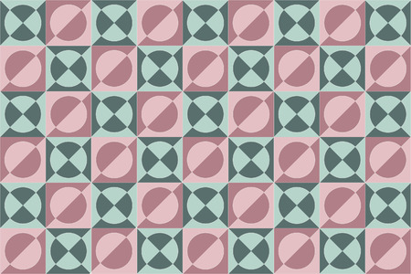 Geometric background with circles