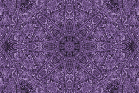 Purple Mandala Star