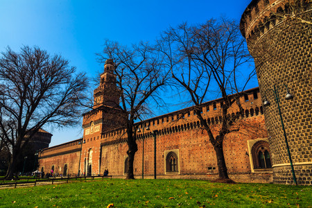 Milan Castleのeditorial素材