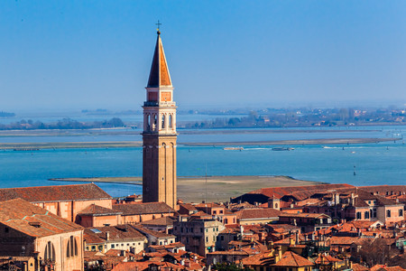 Panorama of Veniceの写真素材