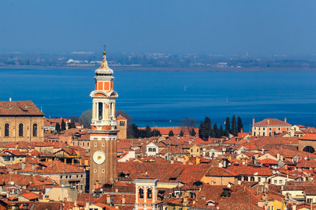 Panorama of Veniceの写真素材