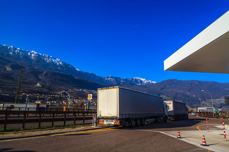 Italian highwayのeditorial素材