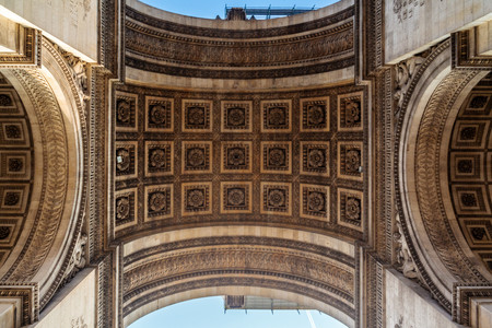 Paris Arc de Triompheのeditorial素材