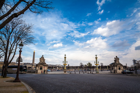 Place de la Concorde in Parisのeditorial素材