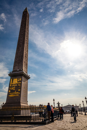 Place de la Concorde in Parisのeditorial素材